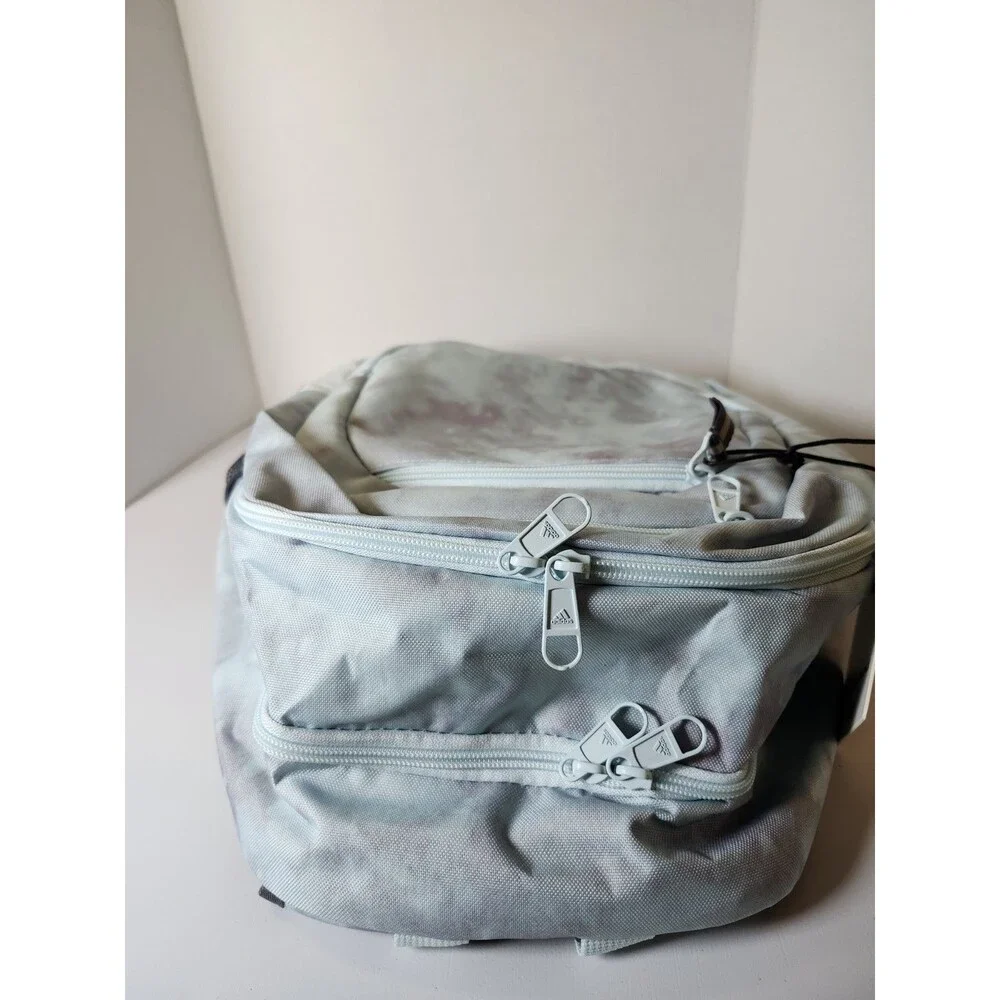 Adidas Stone Wash Almost Blue/gray Backpack Brand New